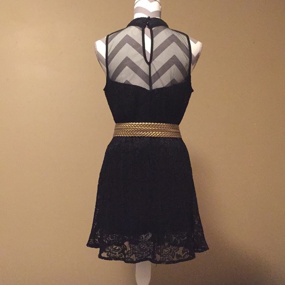 NWT Speechless lace mesh strapless dress - Picture 2 of 7